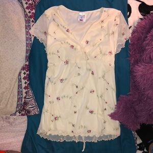 Floral maternity top